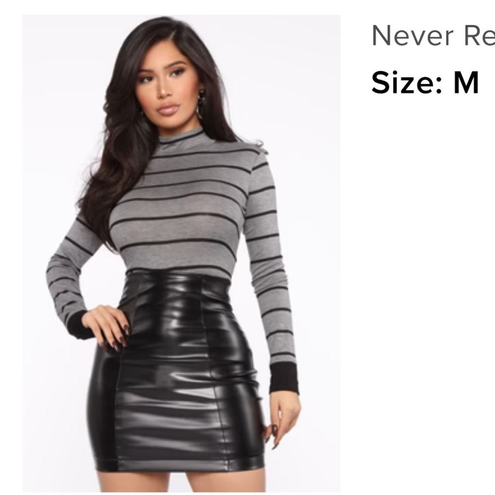 NEW Fashion Nova crop top size M